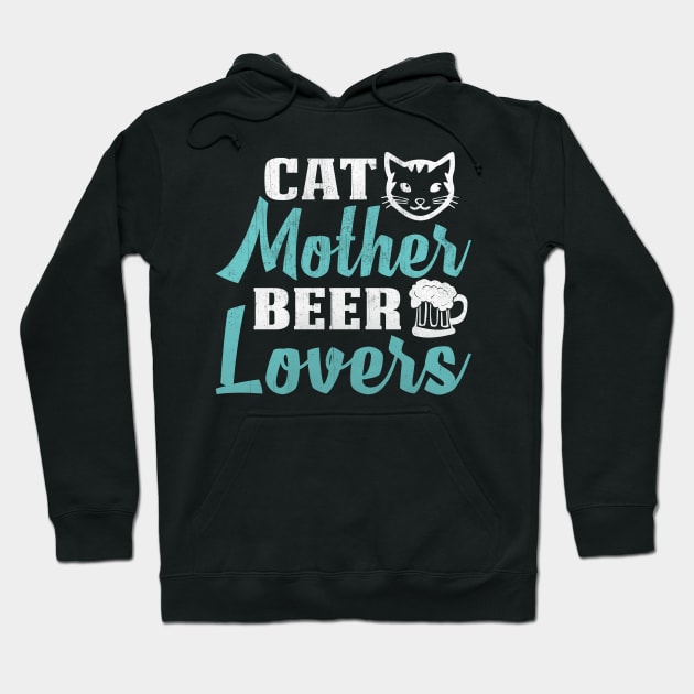 cat mom Hoodie by UniqueWorld